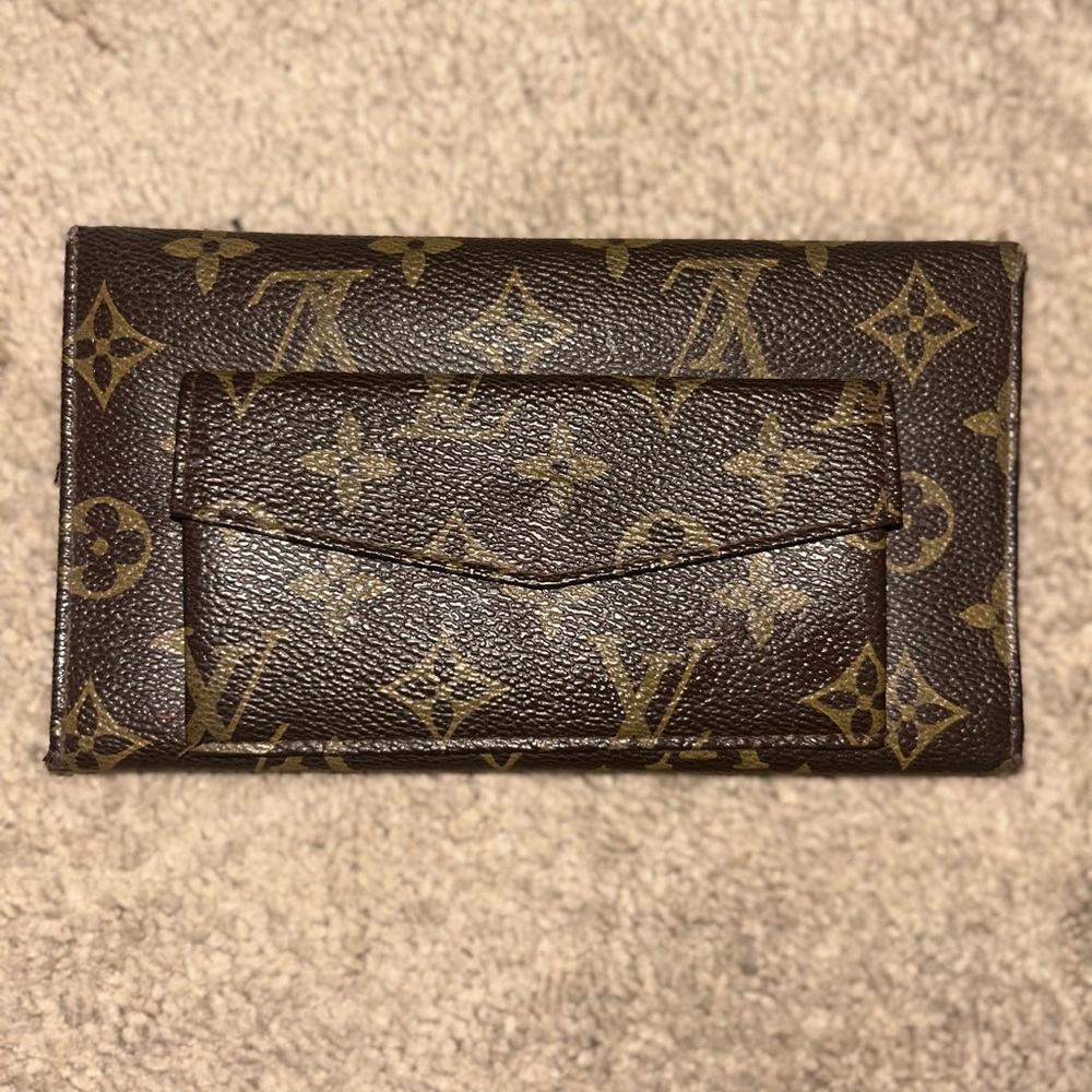 Louis Vuitton Monogram Canvas Brown & Gold Continental Wallet - Picture 2 of 9